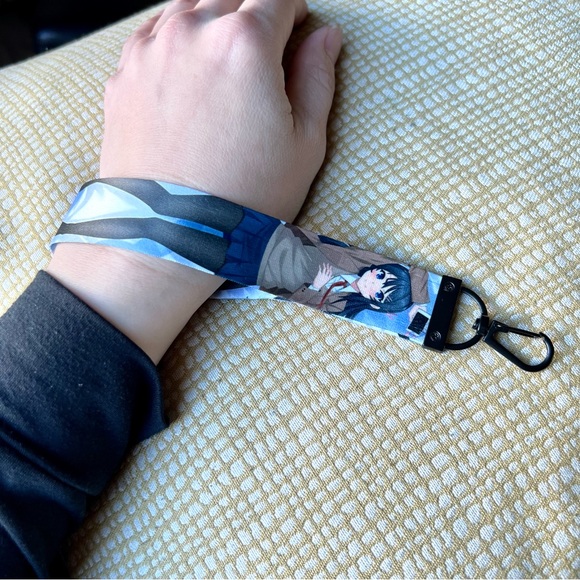 Handmade Anime Mai Sakurajima Rascal Does Not Dream Wristlet Lanyard Keychain - Picture 4 of 10